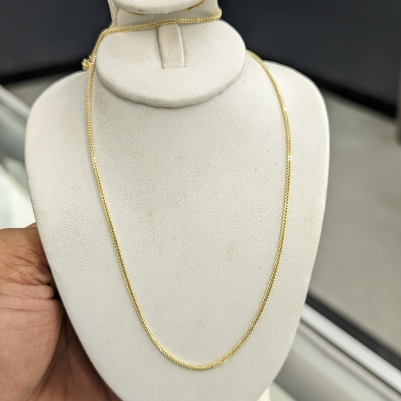 10kt Real Gold Franco Chain 1.4mm 18 inches